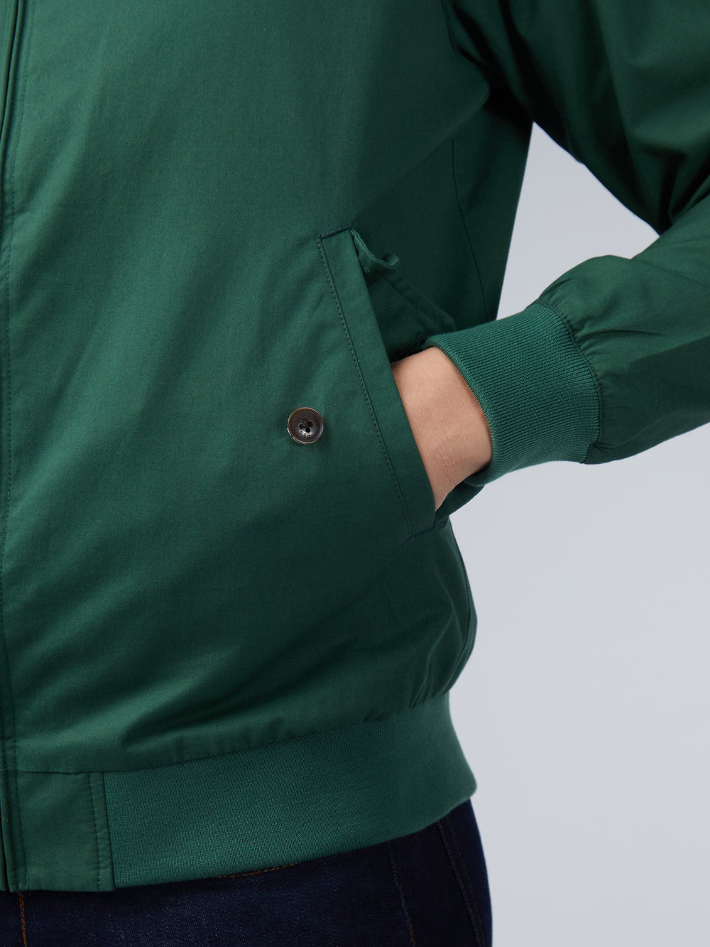 Vestes Ben Sherman Signature Harrington Vert | CWW-65057131